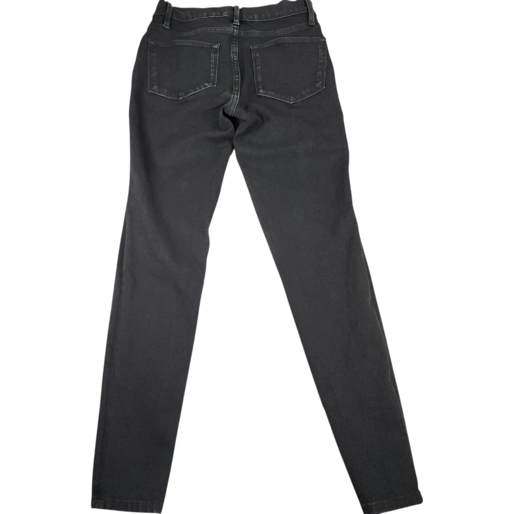 FRAME Le High Skinny Jeans Black High Rise Ankle Stretch Size 25 - Picture 3 of 13